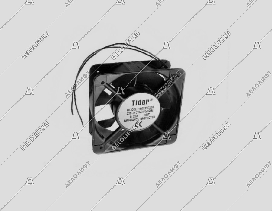 Вентилятор, TIDAR, 35Вт, 0,22А, 220VAC