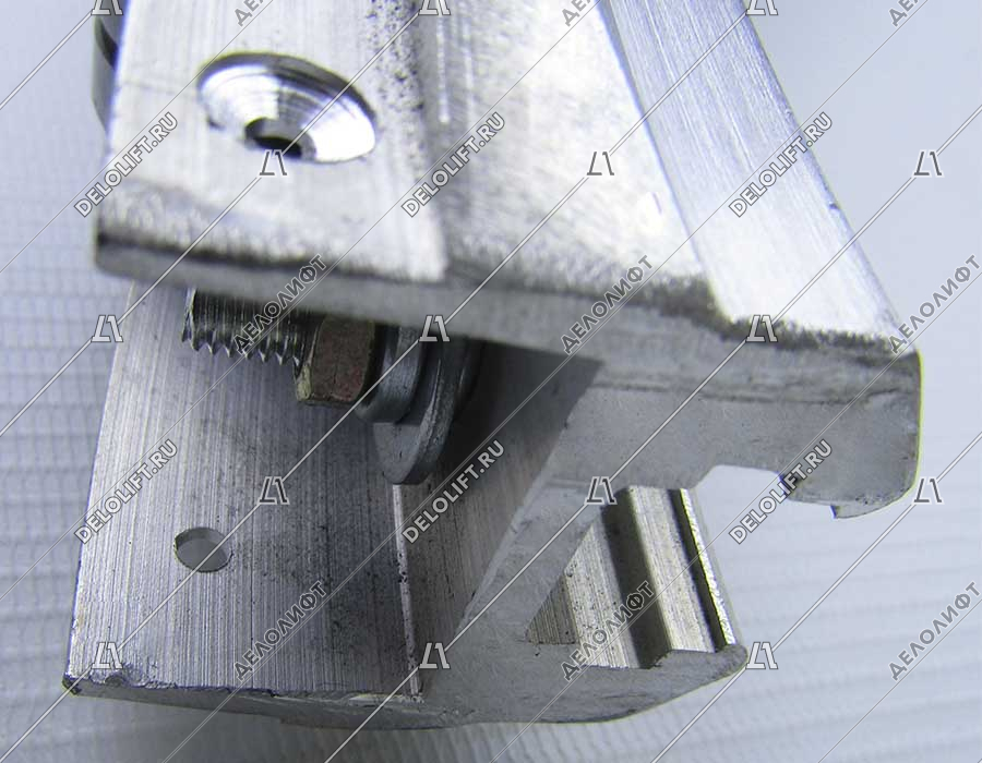 Алюминиевая основа огибающего участка в сборе с роликами, W- 680 мм, H - 373 мм