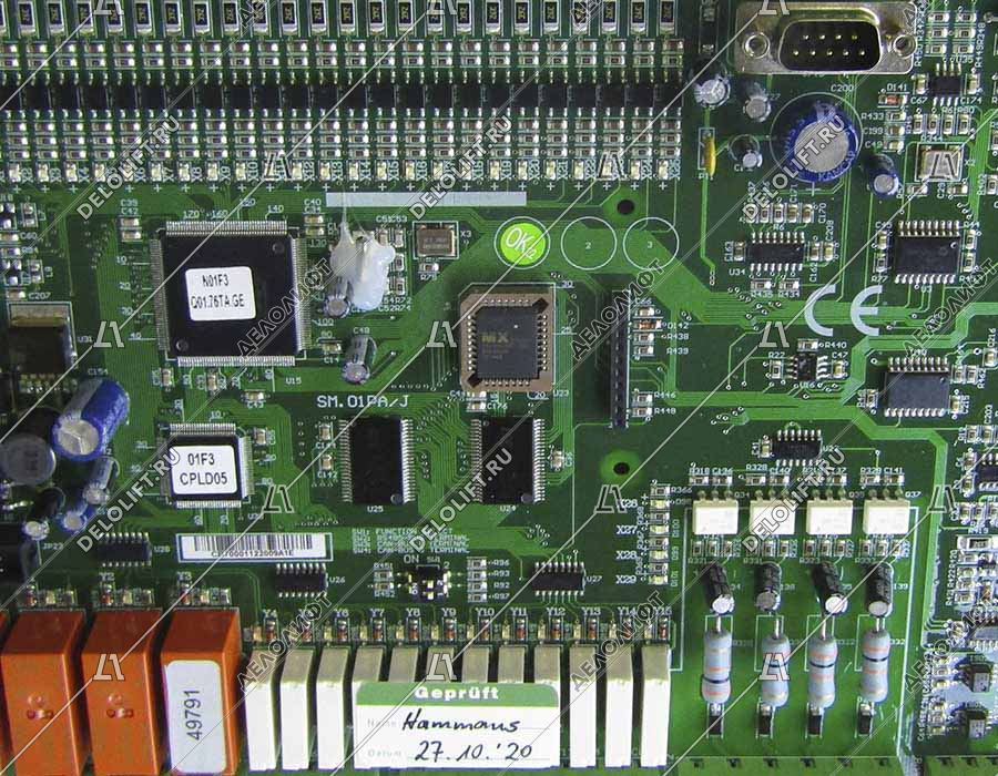 Плата электронная, SM-01 PA/J контроллера, Smartcom II F5021B, без дисплея, 32 бита, с дополнительным портом CAN, программируемая