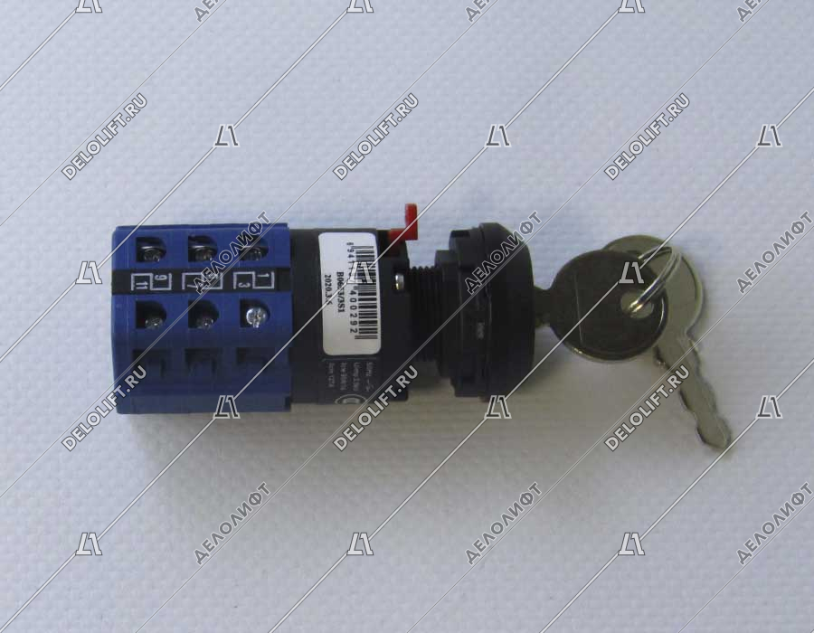 Переключатель эскалатора, 506NCE, с 2 ключами EG0050 (аналог KRAUS&NAIMER GAA177HR1), ключевой