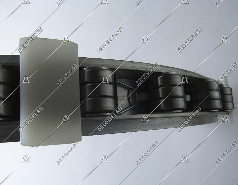 Алюминиевая основа огибающего участка в сборе с роликами, XO-508, 17 роликов, 600 мм