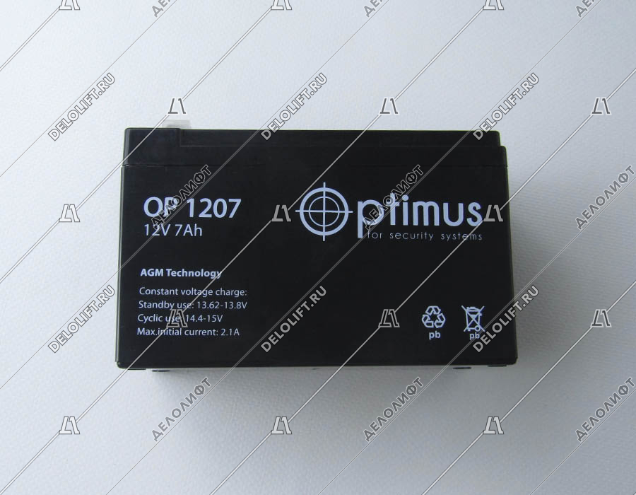 Аккумулятор optimus ap 1207