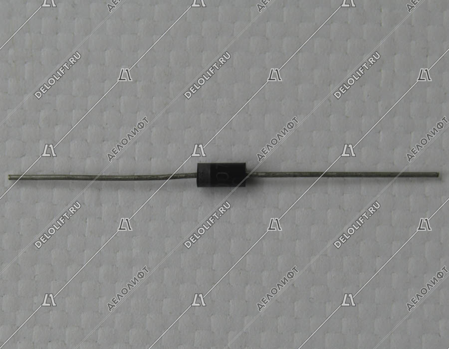 Диод, DIOTEC SEMICONDUCTOR, 1N4007 (DO-41), 1А, 1000В, выпрямительный