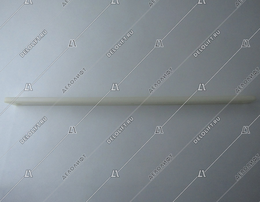 Накладка натяжителя поручня, L - 500 мм, W - 38 мм, H - 11 мм, пластиковая