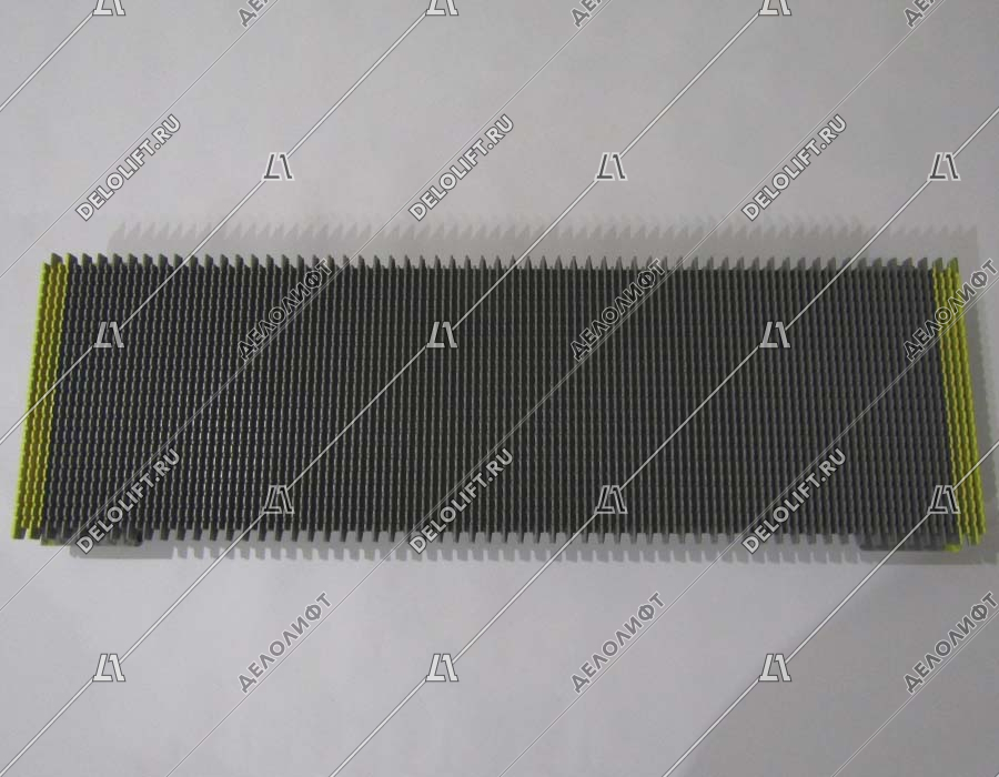 Паллета траволатора, 1000 мм, 606 NCT, серая окрашеная по RAL, 2 линии демаркации (30 мм), W-300 мм, H - 30 мм
