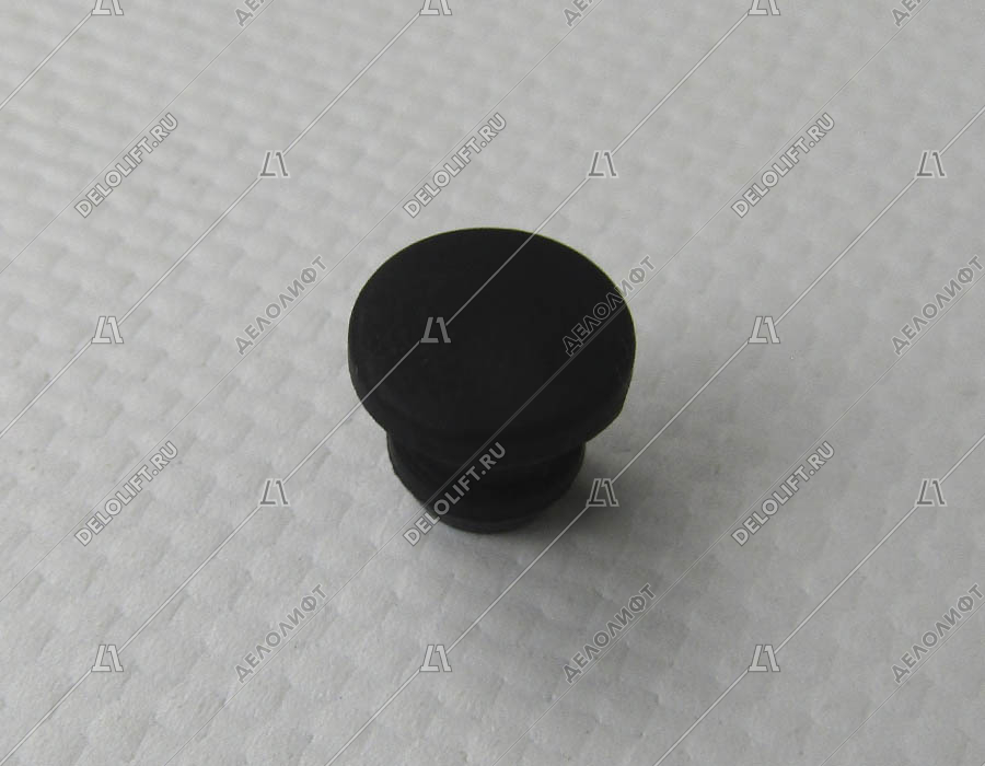 Демпфер (амортизатор) ДШ, с плоской резиновой головкой, H - 8 мм, D - 10 мм
