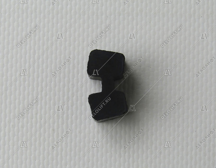 Резиновая вставка муфты для редуктора эскалаторной лебедки EC-W1, 26Х19Х13 мм, (нового образца, с вырезом)