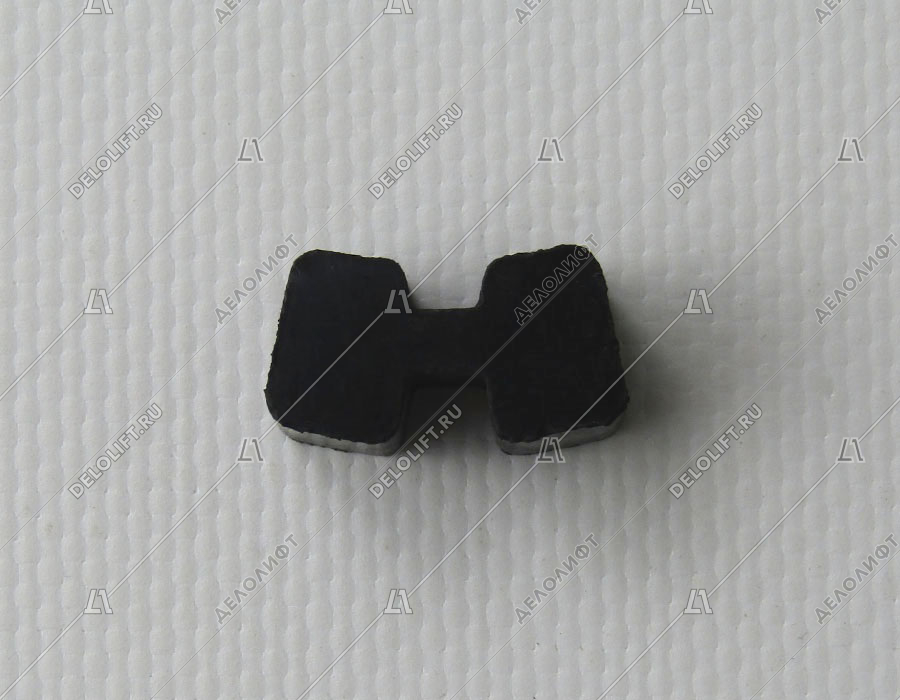 Резиновая вставка муфты для редуктора эскалаторной лебедки EC-W1, 26Х19Х13 мм, (нового образца, с вырезом)