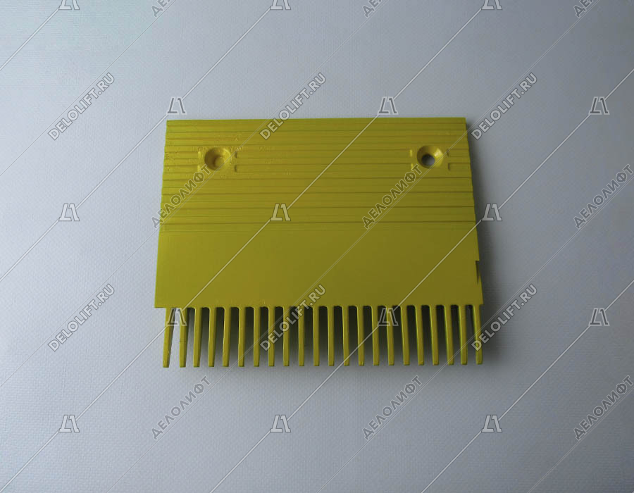 Гребенка входной площадки, TravelMaster, 22 зубца, 202x162 мм, правая, алюминий, желтая, тип A (GD-AlSI12)