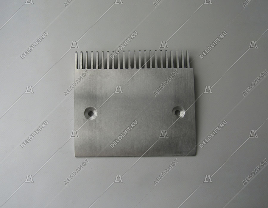 Гребенка входной площадки, 9500, 22 зубца, 200x180 мм, центральная/правая, алюминий