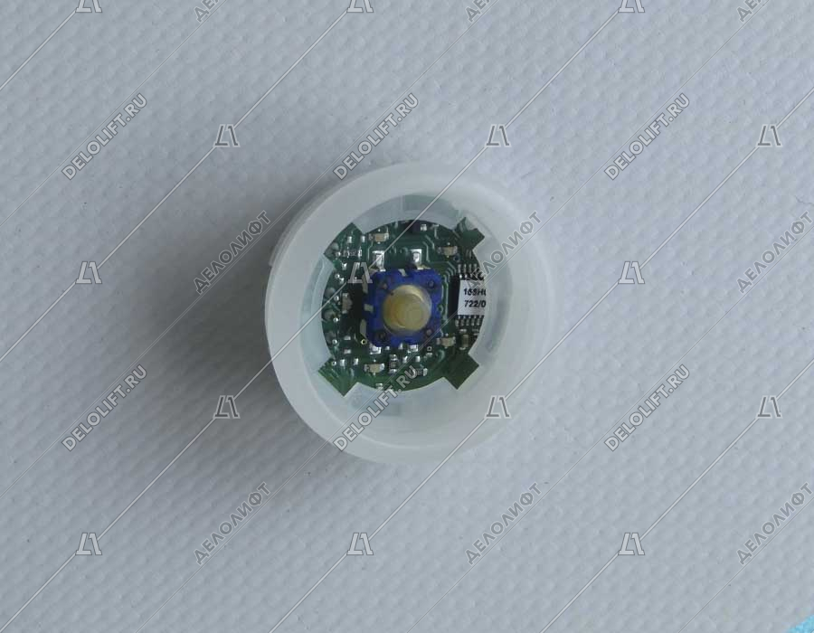 Базовый элемент кнопки вызова, MONOSPACE, "Вверх", прозрачный корпус, янтарная подсветка