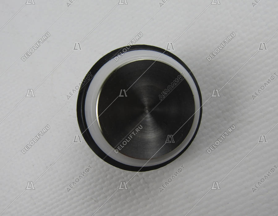 Кнопка в сборе, 2000/GEN2, посадочный диаметр - 27.5 мм, AMP для MCS220, cиняя, шлифованная нержавеющая сталь