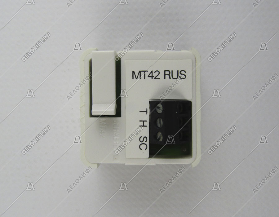 Кнопка вызова/приказа, MT42 RUS, 23 этаж, выдавленная надпись, красная подсветка, c Брайлем