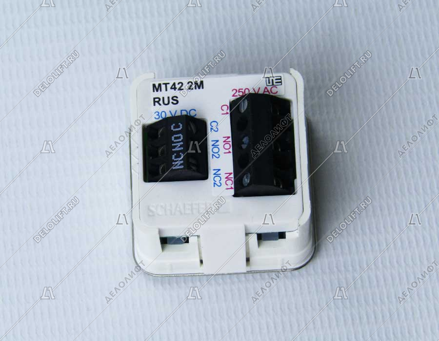 Кнопка вызова/приказа, MT42-2M RUS, вентилятор, выдавленная надпись, без подсветки
