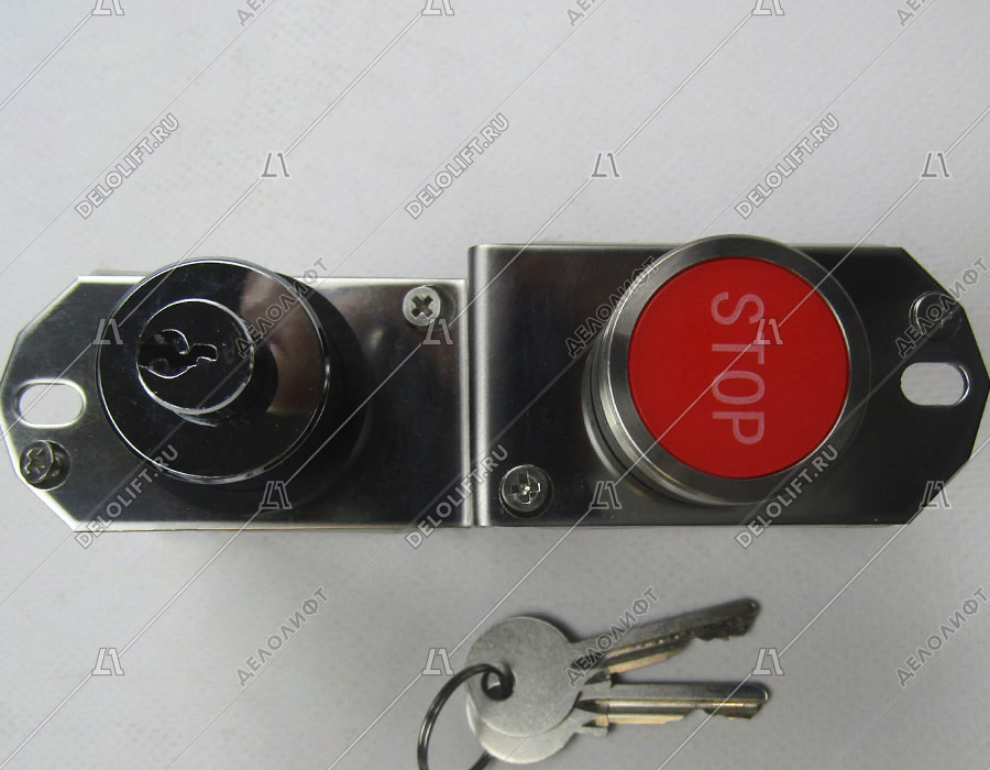 Ключевина пусковая, с кнопкой "стоп", Velino, комплект