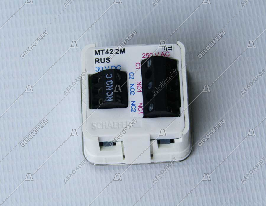 Кнопка вызова/приказа, MT42-2M RUS, отмена, выдавленная надпись, без подсветки