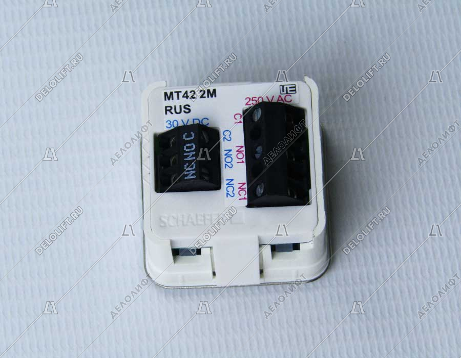 Кнопка вызова/приказа, MT42-2M RUS, закрытие дверей, выдавленная надпись, без подсветки