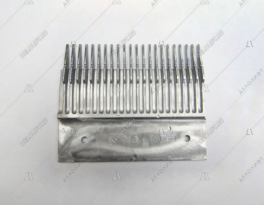 Гребенка входной площадки, TravelMaster, 22 зубца, 202x165 мм, левая, алюминий, тип B (GD-AlSI12)