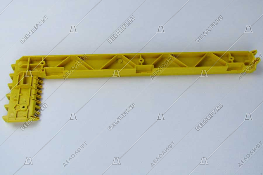 Демаркационная линия, левая, 9300, L - 402 мм, желтая, пластиковая