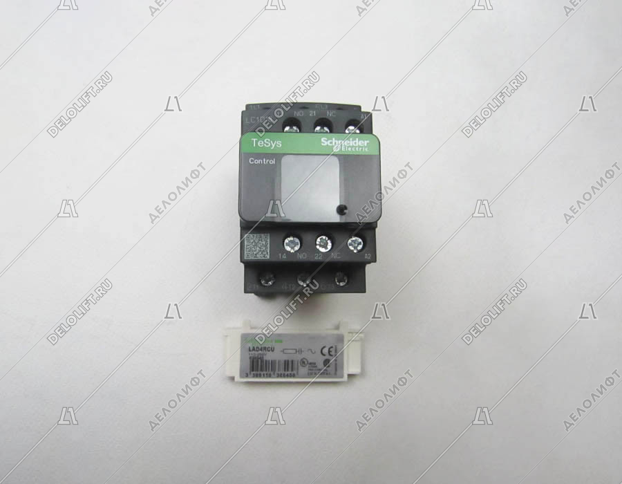 Контактор, LC1D18, катушка - 110V, с механической блокировкой LAD4RCU