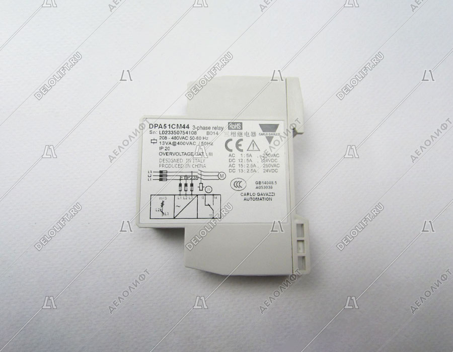 Реле контроля фаз, DPA51CM44
