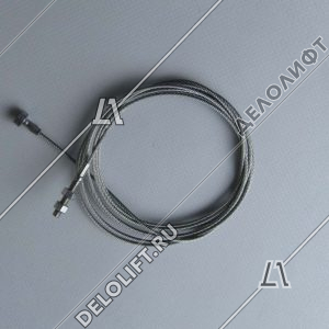 Тросик ДШ, L - 2465 мм, d - 2 мм, М5