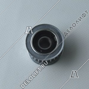 Ролик зубчатый, D - 45 мм, d - 12 мм, W - 22 мм, подшипник 6001ZZ