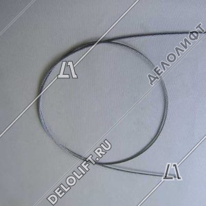 Канат/трос, d - 3 мм, DIN 3055, стальной, оцинкованный