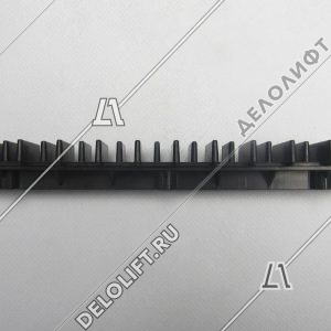 Демаркационная линия, правая, L - 200 мм, пластик, черная