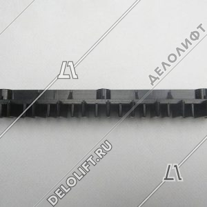Демаркационная линия, левая, L - 200 мм, пластик, черная