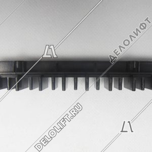 Демаркационная линия, центральная, L - 155 мм, пластик, черная