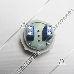 Кнопка вызова/приказа, ВК-32-5О, без символов, красная подсветка (аналог АК1-01-Кр)