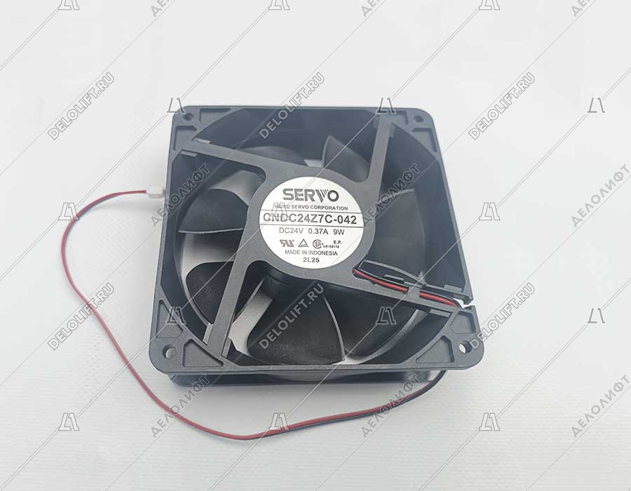 Вентилятор, CNDC24Z7C-042, 24VDC, 0,37A, 9W, SERVO