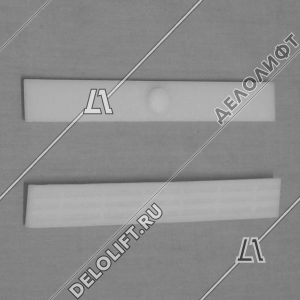 Вкладыш башмака направляющей кабины/противовеса, 200x25x6 мм (Россия)