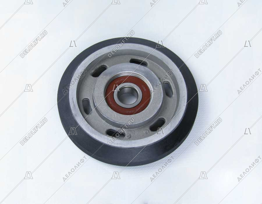 Ролик башмака кабины, 6303RS, D - 125 мм, W - 22 мм, d - 17 мм (хлоропрен)