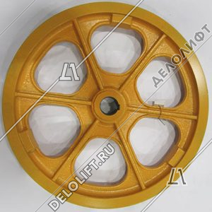 Канатоведущий шкив (КВШ), 13VTR-CR, 620х3х10, Ф конуса 60 мм