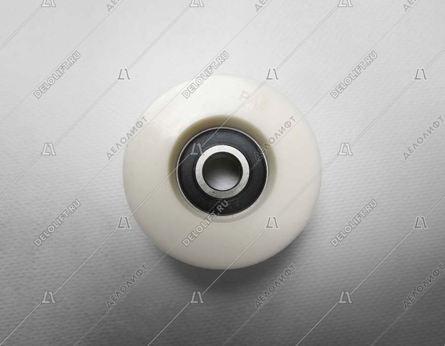 Ролик поручня, D - 60 мм, W - 27 мм, 6201RS, направляющий