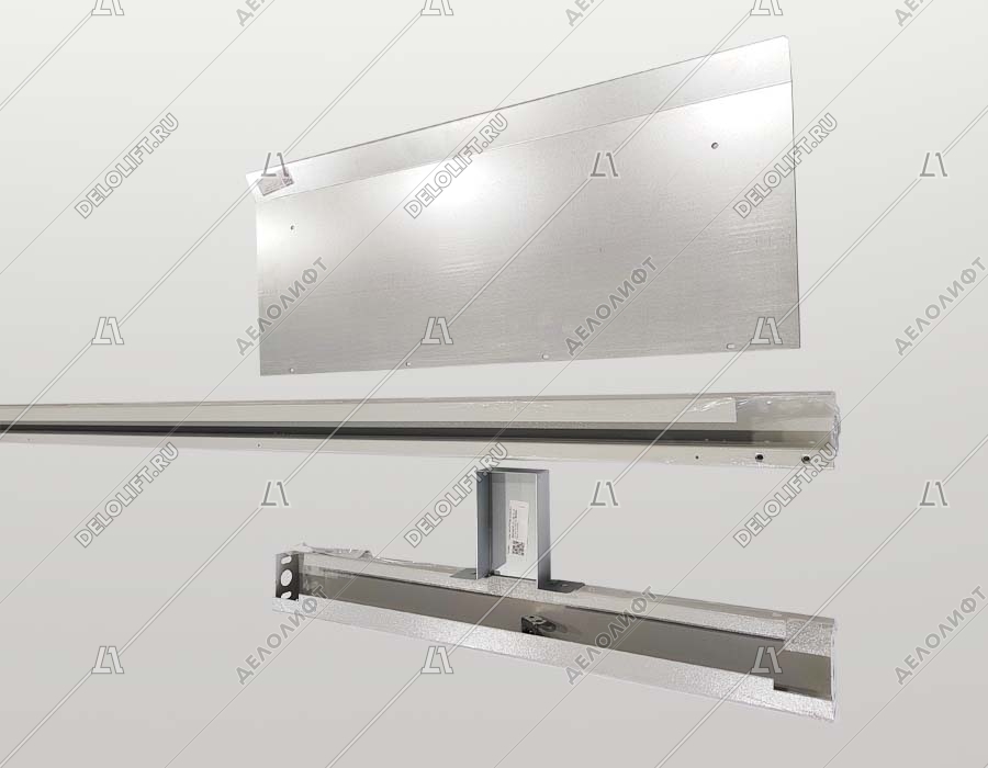 Дверь этажная лифта в сборе, 700x2000 мм, E30, RAL7035