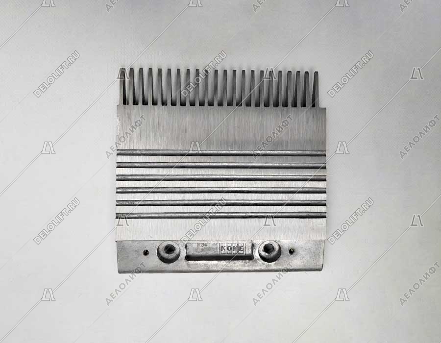 Гребенка входной площадки, ECO, 22 зубца, 202x202 мм, левая, алюминий, тип R3C-B