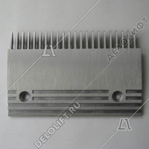 Гребенка входной площадки, TravelMaster, 22 зубца, 202x130 мм, левая, алюминий, тип B (GD-ALSI12 AL)