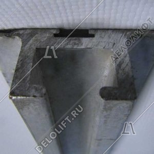 Направляющая холостой ветви, 506NCE/606NCT, нижняя, L - 2 м, алюминиевая