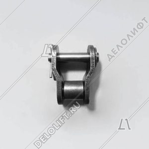 Переходное звено, однорядной цепи привода поручня эскалатора, шаг - 31,75 мм, тип B