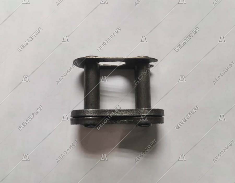 Соединительное звено, однорядной цепи привода поручня эскалатора, шаг - 31,75 мм, тип B