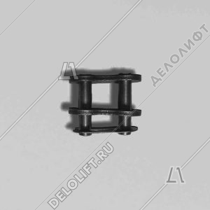 Соединительное звено, однорядной цепи привода поручня эскалатора, шаг - 25,4 мм, тип B