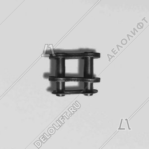 Соединительное звено, однорядной цепи привода поручня эскалатора, шаг - 19,05 мм, тип A