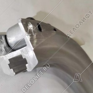 Алюминиевая основа огибающего участка, 506NCE, в сборе с роликами 17 штук, для балюстрады H - 930 мм