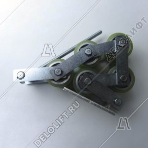 Прижимная цепь поручня, SCE, 5 роликов, D - 70 мм, H - 50 мм, шаг - 85 мм