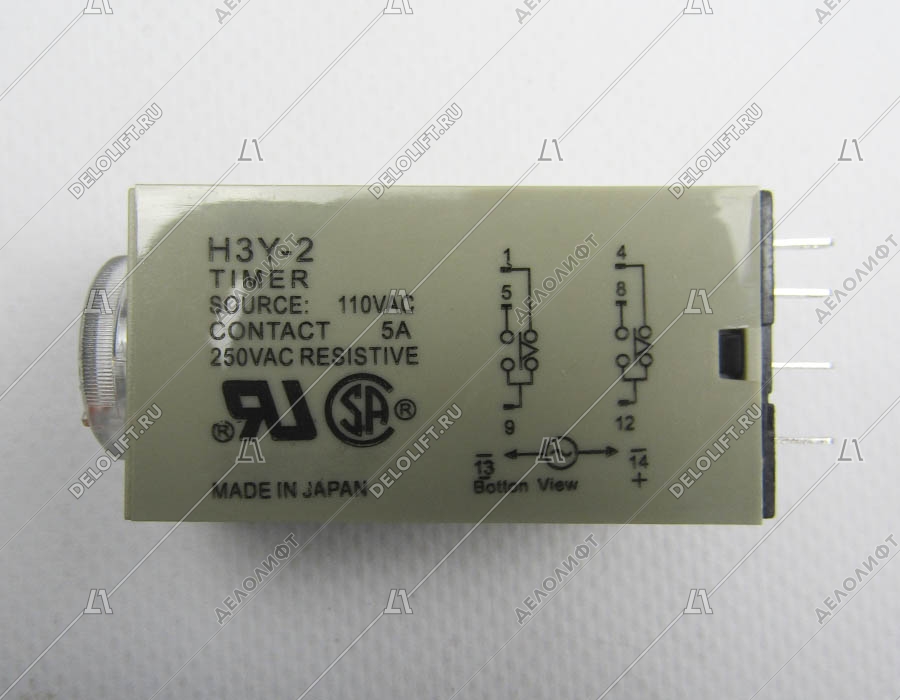 Реле времени, H3Y-2, 110VAC