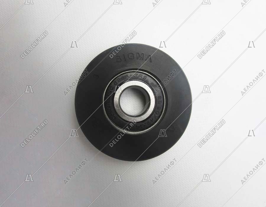 Ролик цепи/ступени, D - 80x22 мм, подшипник 6204-2RS