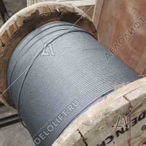 Канат/трос тяговый, d - 8 мм, PAWO F3 8x19S-IWRC, 38кН, стальной